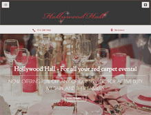 Tablet Screenshot of hollywoodhallep.com